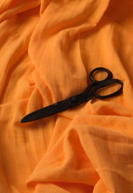 Tissu en mousseline de coton biologique à double tissage au mètre, 55 pouces de large, 143 g/m²