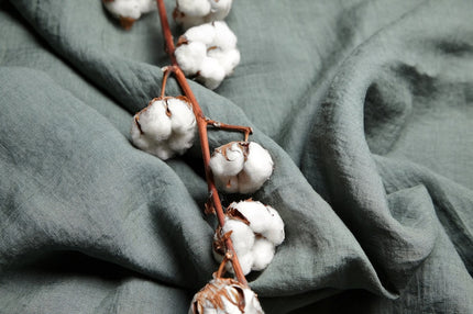 Naturally Dyed Double Cloth Muslin Organic Cotton Fabric by the yard, 58 inches wide, 130 GSM