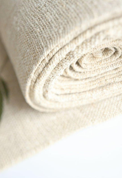 Pure Hemp 3-ply Naturally Dyed Fabric by the yard, 36 inches wide, 514 GSM