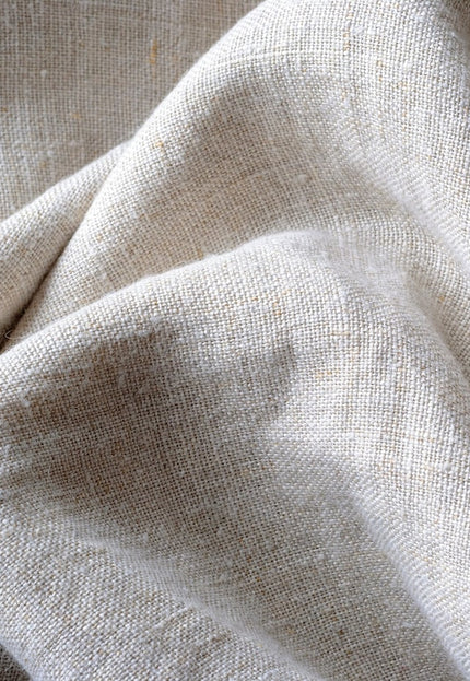 Tissu tissé à la main 3 plis de l'Himalaya à l'ortie piquante au mètre, 58 pouces de large, 237 g/m²