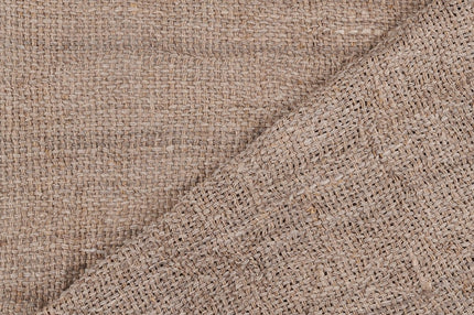 Tissu tissé à la main 3 plis de l'Himalaya à l'ortie piquante au mètre, 58 pouces de large, 237 g/m²