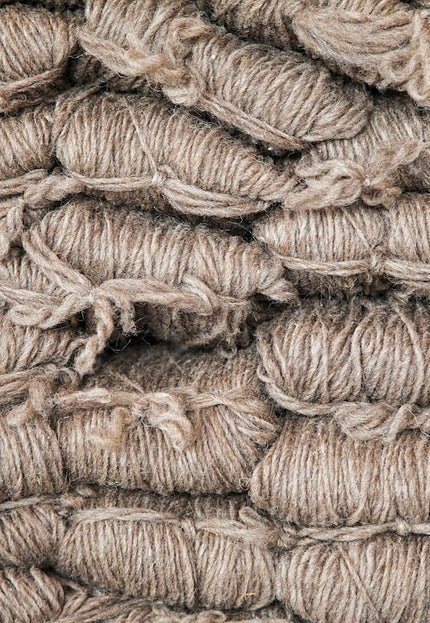 Tissu tissé à la main 3 plis de l'Himalaya à l'ortie piquante au mètre, 58 pouces de large, 237 g/m²