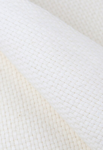 Merino wool with small checks fabric by the yard, 45 inches wide, 200 GSM