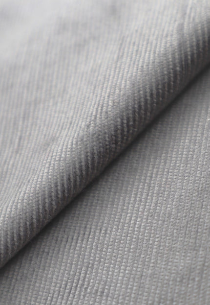 Gray Corduroy Fabric, 12 wales, 58" inches wide, 240 GSM
