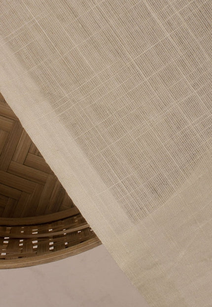 Tela de voile de algodón orgánico por yarda, 58 pulgadas de ancho, 122 GSM, 80 hilos