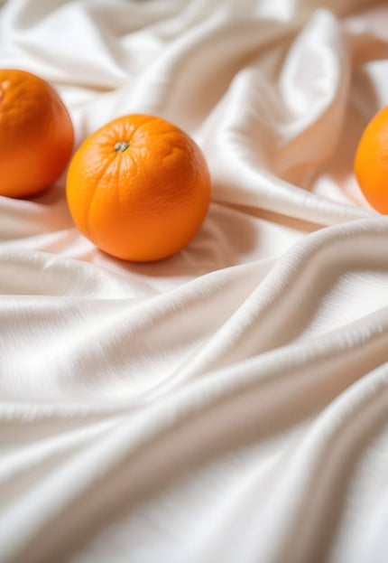 Tela celulósica vegana de cáscara de naranja con certificación EPFC, por yarda, 44 pulgadas de ancho, 178 g/m²