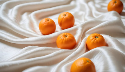 Tela celulósica vegana de cáscara de naranja con certificación EPFC, por yarda, 44 pulgadas de ancho, 178 g/m²