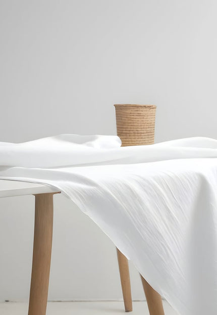 Tissu en batiste de coton biologique au mètre, 58 pouces de large, 95 g/m², 70 fils/cm²