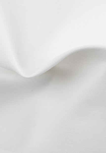 Algodón orgánico cepillado blanco puro para trajes, por yarda, 58 pulgadas, 238 GSM