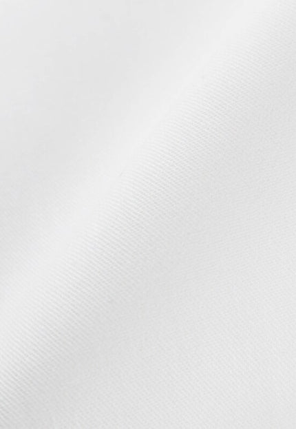 Algodón orgánico cepillado blanco puro para trajes, por yarda, 58 pulgadas, 238 GSM