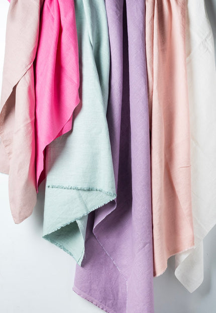 Extra Wide 112 inches wide Vibrant Organic Hemp Fabric by the yard, 124 GSM, 40s count