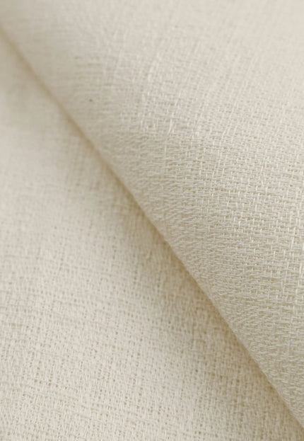 Beige Criss-Cross Organic Cotton Dobby Fabric, 58 inches wide, 122 GSM