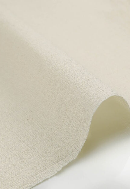 Beige Criss-Cross Organic Cotton Dobby Fabric, 58 inches wide, 122 GSM