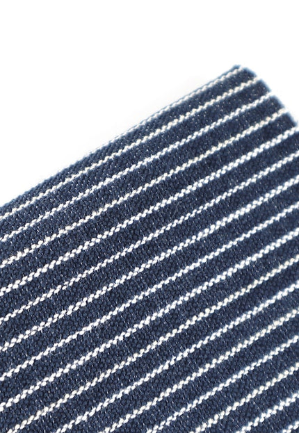 Telar manual de mezcla de lana de yak negra y algodón con rayas blancas, tela por yarda, 40s/2 hilos, 237 GSM, 45 pulgadas de ancho