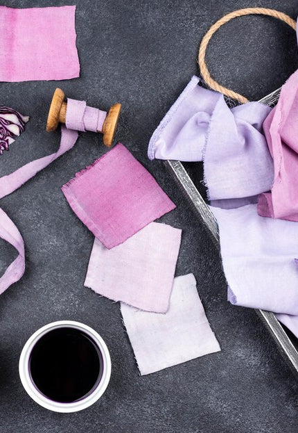 Naturally Dyed 2-ply Hemp Samples, 11 A4 size swatches