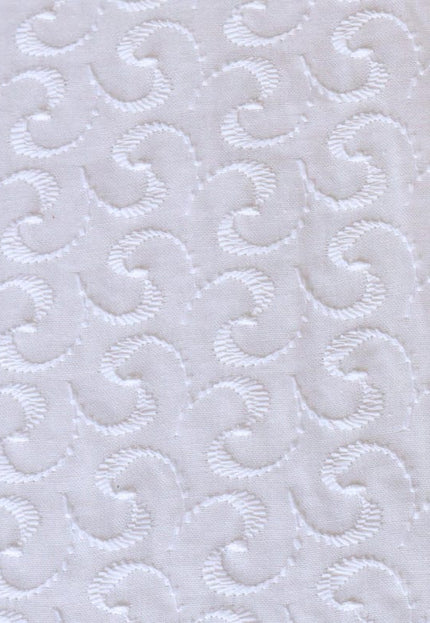 RFD Organic Cotton Schiffli Fabric by the yard, 48 inches wide, 123 GSM