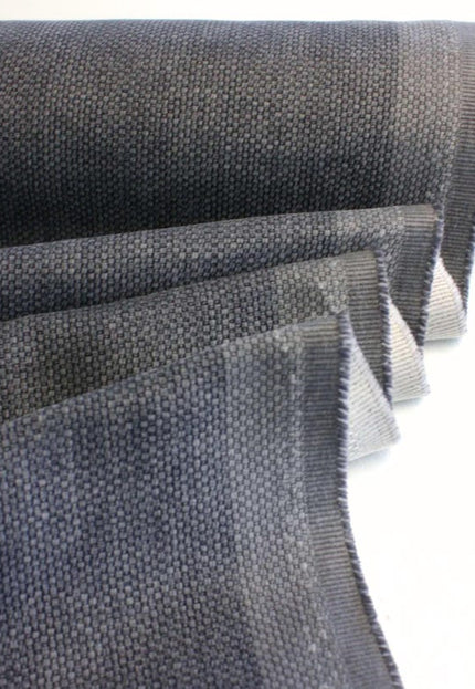 Tela de cáñamo teñida naturalmente por yarda, 58 pulgadas de ancho, 373 GSM