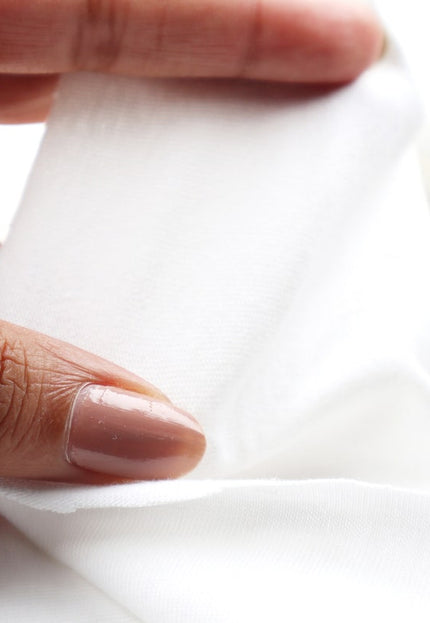 Dyeable Organic Cotton Single Jersey Knit Fabric by the yard, 36 inches wide, 410 GSM, 5% Lycra Spandex