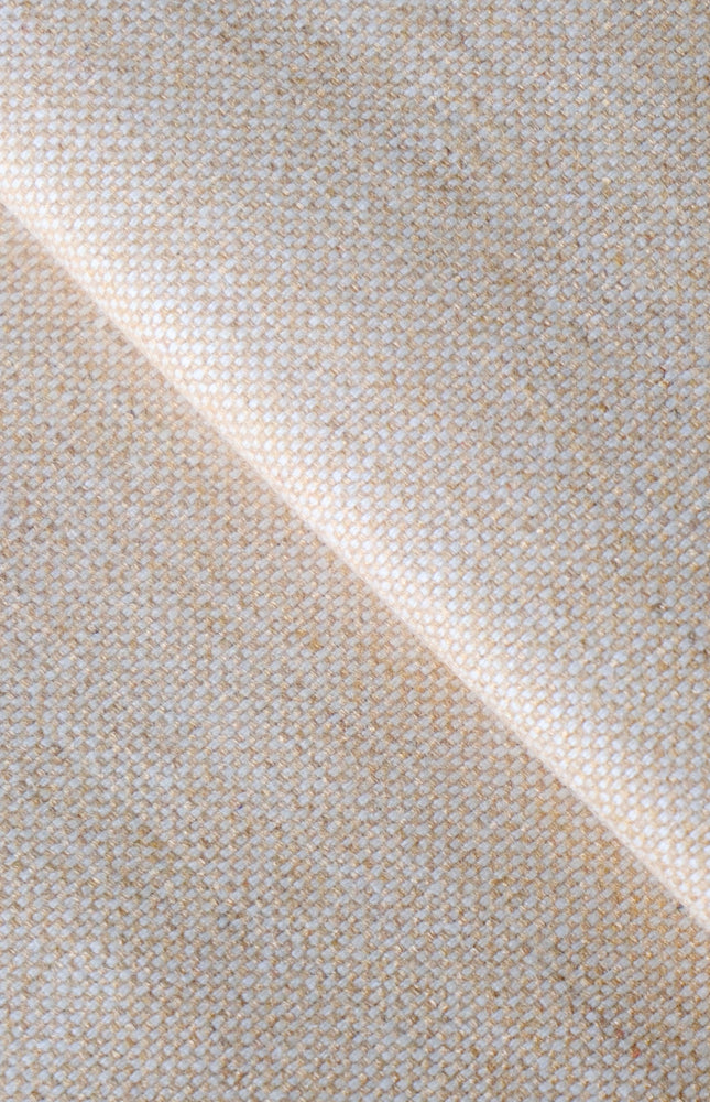 Beige Tweed Fabric, 320 GSM Medium - Heavy weight Tweed, 56" wide