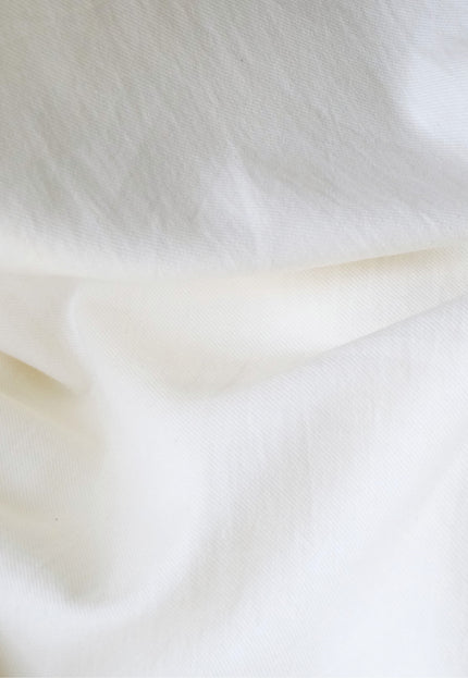Merino Wool Cotton Twill Fabric, 150 GSM Lightweight Blend, 50” Wide