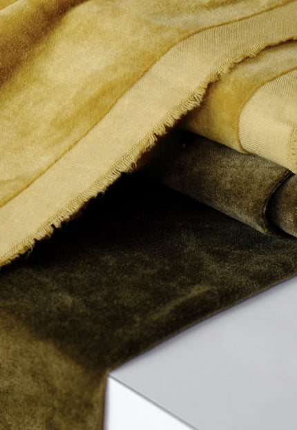 Cotton Velvet Fabric, Medium Weight Plush, 44" Wide, Jackets, Dresses, Home Decor