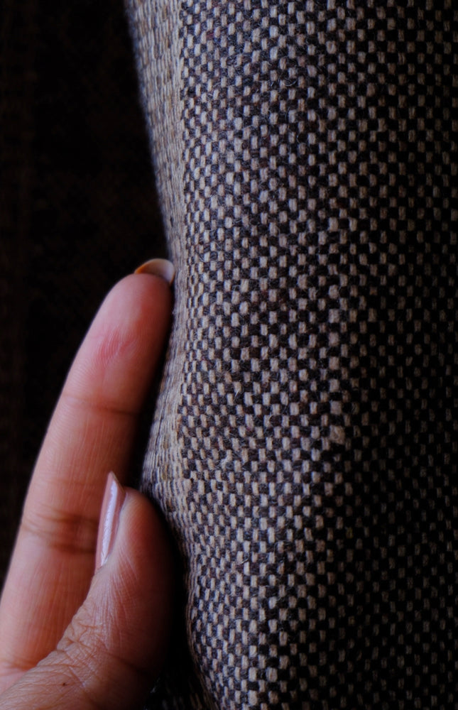 Yak Wool Tweed Fabric by the yard, 280 GSM, 54" wide