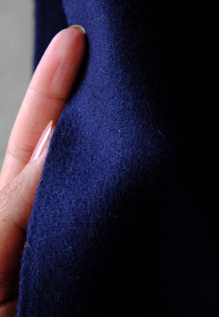 Worstead-style Boiled Pure Wool Fabric, 56" Wide, 390 GSM