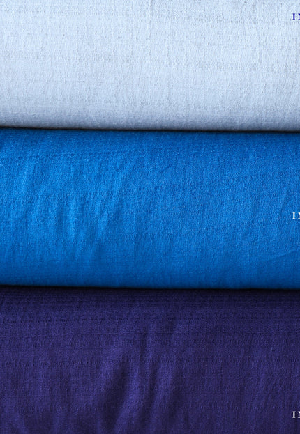 Textured Criss-Cross Cotton-Linen Dobby Fabric, 58" Wide, 160 GSM