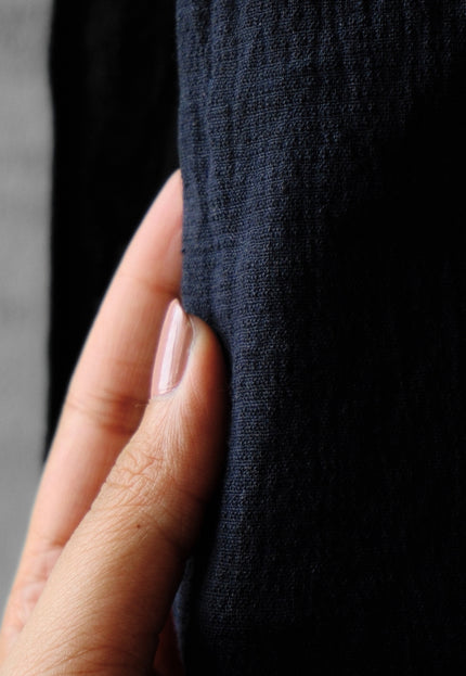 Linen-Merino Wool Spandex Stretch Fabric, 38" Wide, 200 GSM (2-Way Stretch)