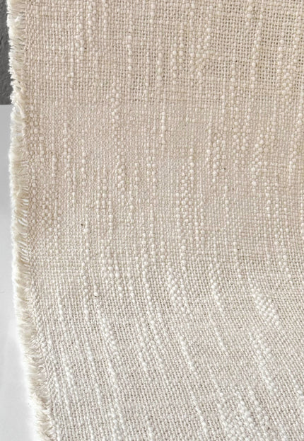 Handwoven Wool–Cotton Blend Slub Fabric | 270 GSM | 52” Wide