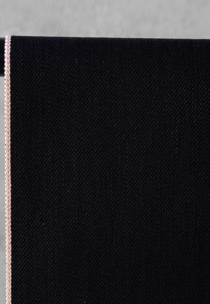 Japanese Black Selvedge Denim Fabric - 33" Wide, 396 GSM (12.5oz)