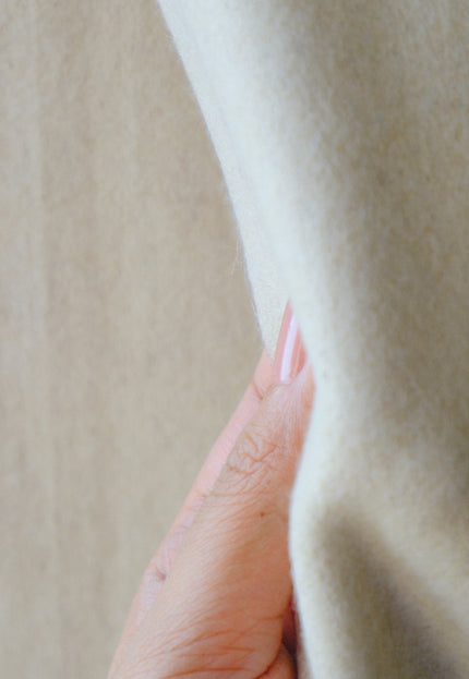 Worstead-style Boiled Pure Wool Fabric, 56" Wide, 390 GSM