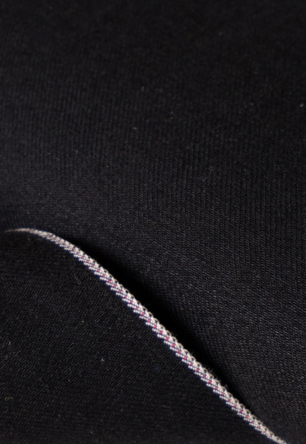 Japanese Black Selvedge Denim Fabric - 33" Wide, 396 GSM (12.5oz)