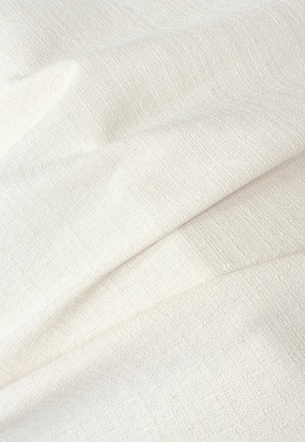 Textured Criss-Cross Cotton-Linen Dobby Fabric, 58" Wide, 160 GSM