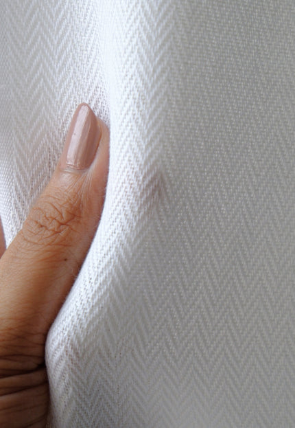 RFD Alpaca Wool Herringbone Fabric by the yard, 175 GSM, 52" wide