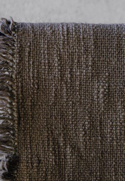 Handwoven Wool–Cotton Blend Slub Fabric | 270 GSM | 52” Wide