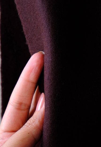 Worstead-style Boiled Pure Wool Fabric, 56" Wide, 390 GSM