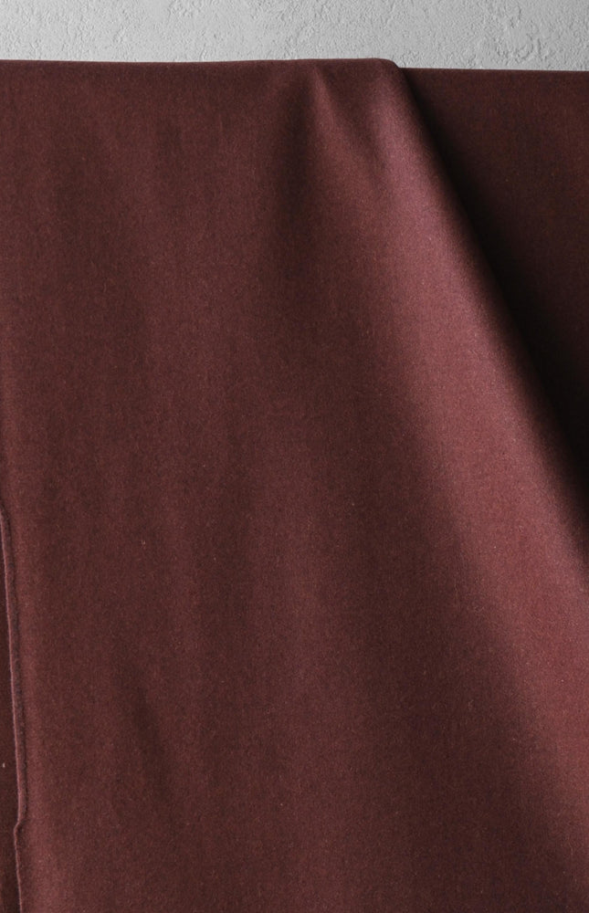Worstead-style Boiled Pure Wool Fabric, 56" Wide, 390 GSM (Deep Tan)