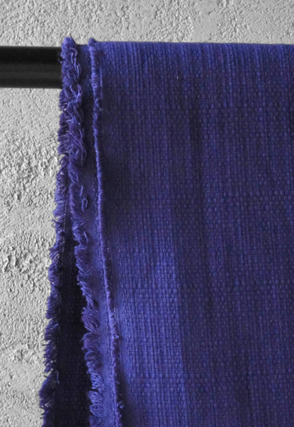 Japanese Indigo Sashiko-Inspired Fabric by the yard, 351 GSM, 56" Wide
