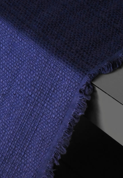 Japanese Indigo Sashiko-Inspired Fabric by the yard, 351 GSM, 56" Wide