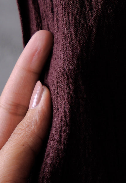 Linen-Merino Wool Spandex Stretch Fabric, 38" Wide, 200 GSM (2-Way Stretch)