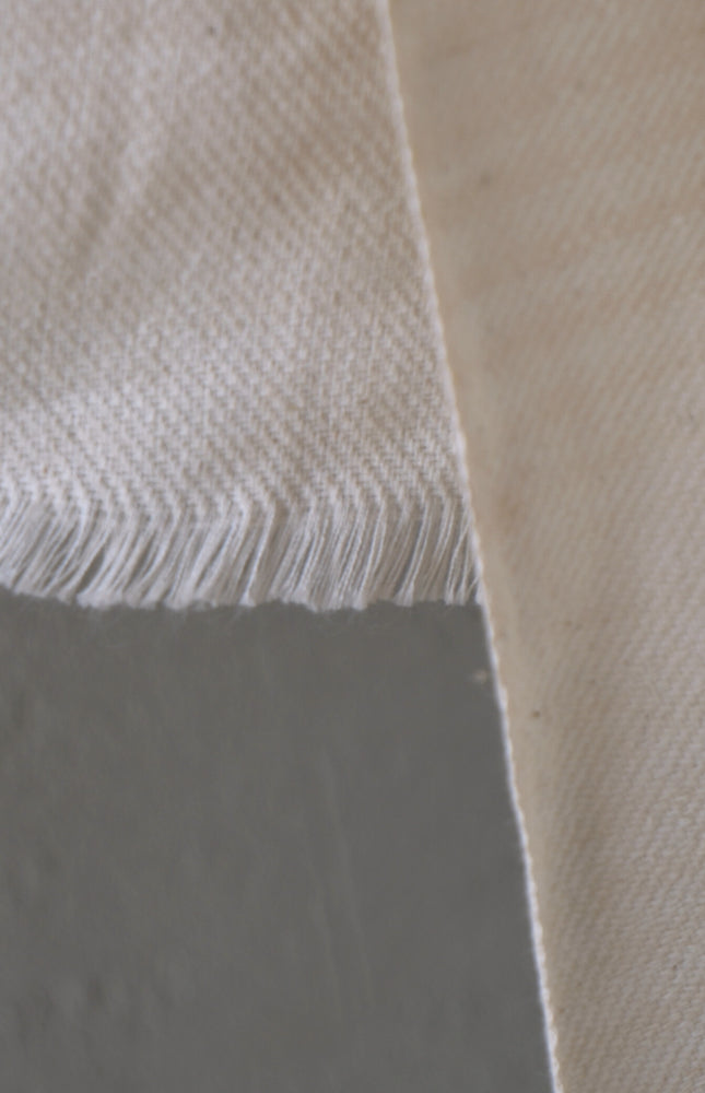 Handwoven Kala Cotton Fabric — 2/2 Twill Weave | 45" Wide | 230 GSM