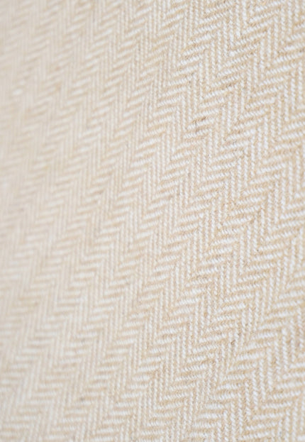 Beige Tweed Fabric, 320 GSM Medium - Heavy weight Tweed, 56" wide
