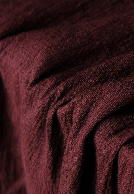 Linen-Merino Wool Spandex Stretch Fabric, 38" Wide, 200 GSM (2-Way Stretch)