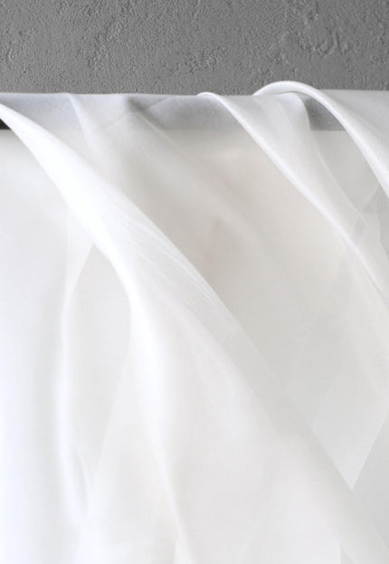 Mulberry Silk Organza Fabric: 44" Wide, 98 GSM