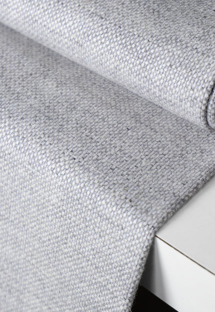 Grey Wool Tweed Fabric, 320 GSM, 56" wide