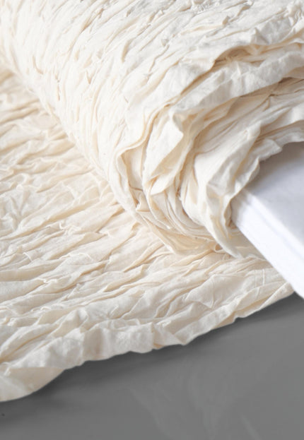 Textured Tufted Cotton Fabric, Manually Stitched | 28" Wide | 200 GSM