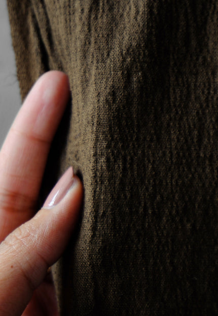 Linen-Merino Wool Spandex Stretch Fabric, 38" Wide, 200 GSM (2-Way Stretch)