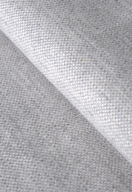 Grey Wool Tweed Fabric, 320 GSM, 56" wide