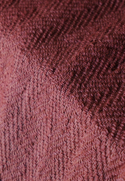 Handwoven Wool-Cotton Herringbone Fabric, 230 GSM, 48" Wide
